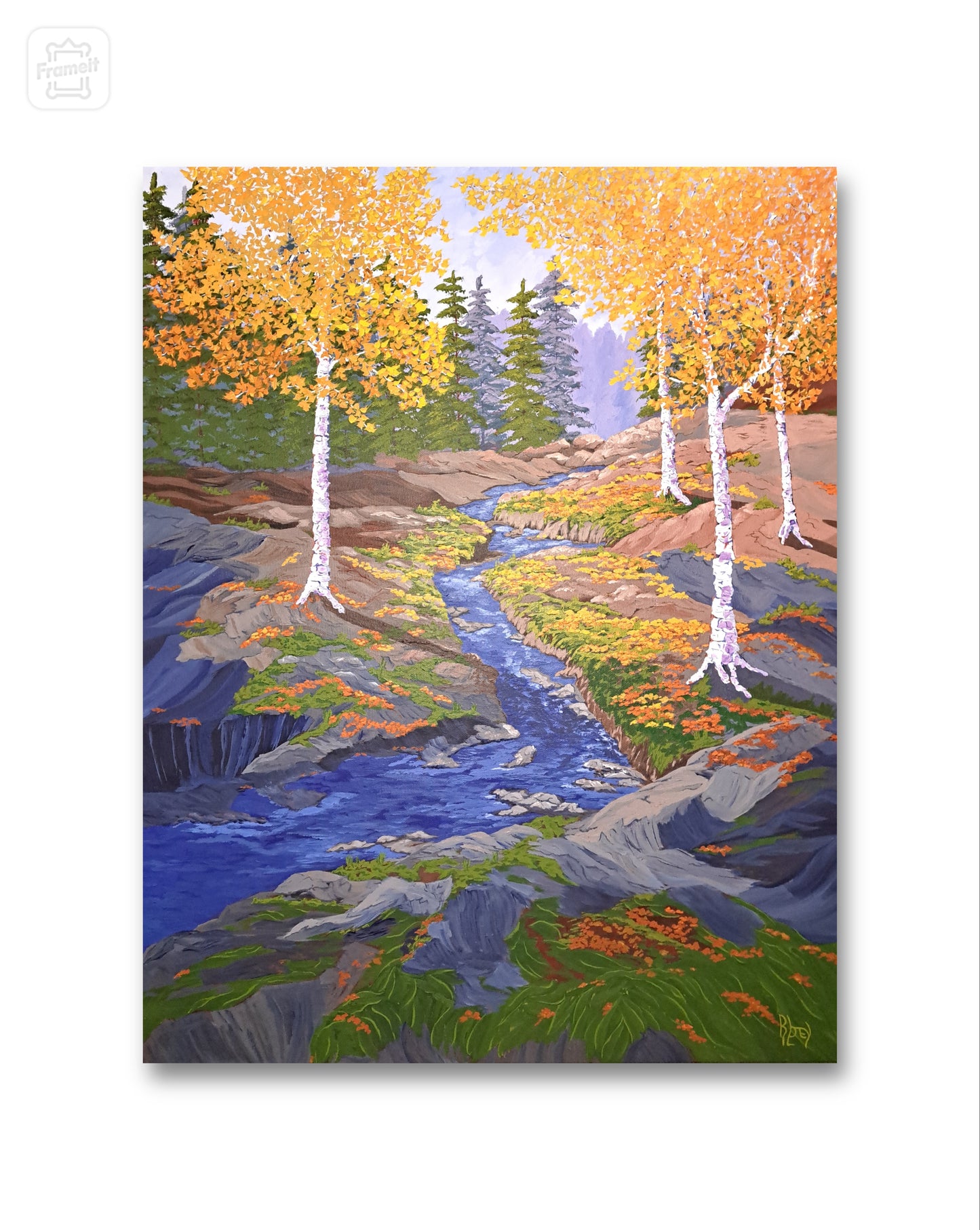 Birches on the Riverside