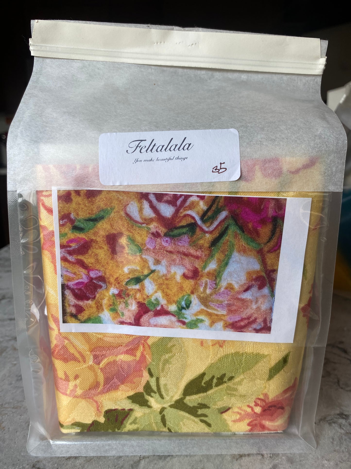 Floral Felt Kit by Pamela Steel