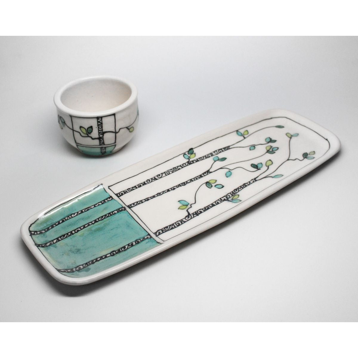 Spring Platter & Dip Bowl (RC)