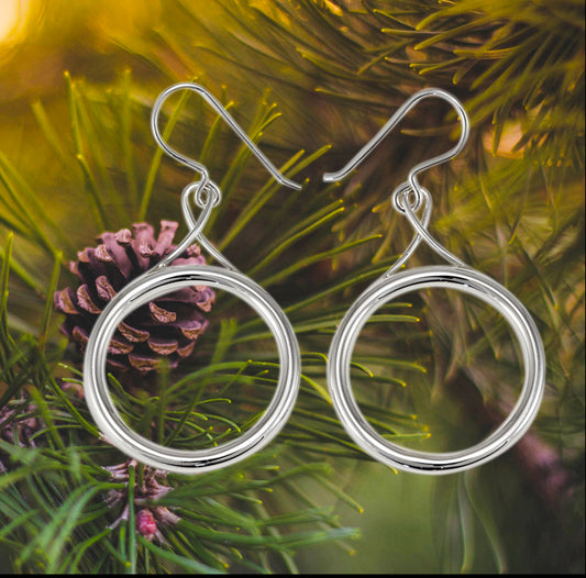 Circle Drop Earrings
