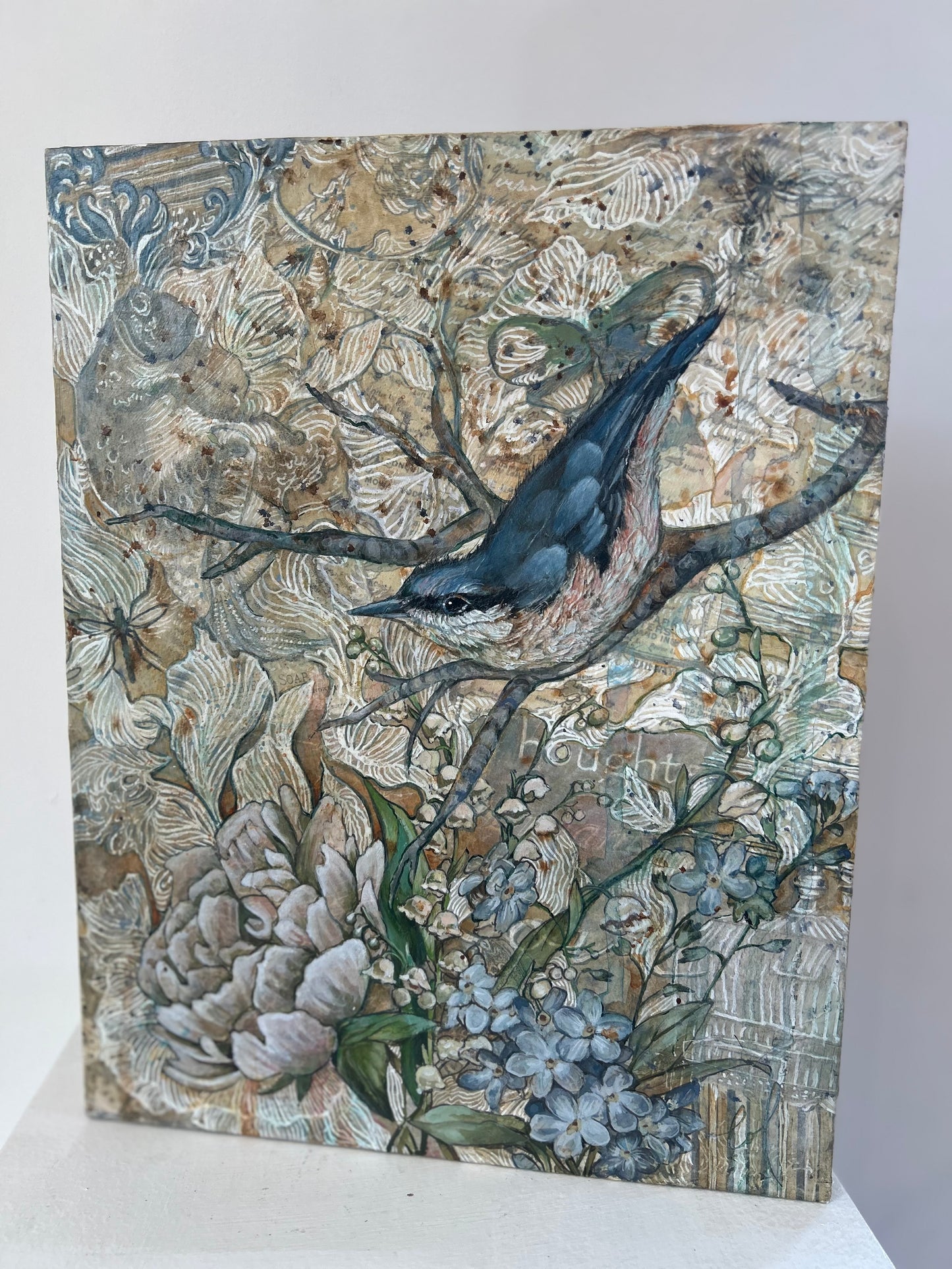 Nuthatch Memories Garden by Col Mitchell