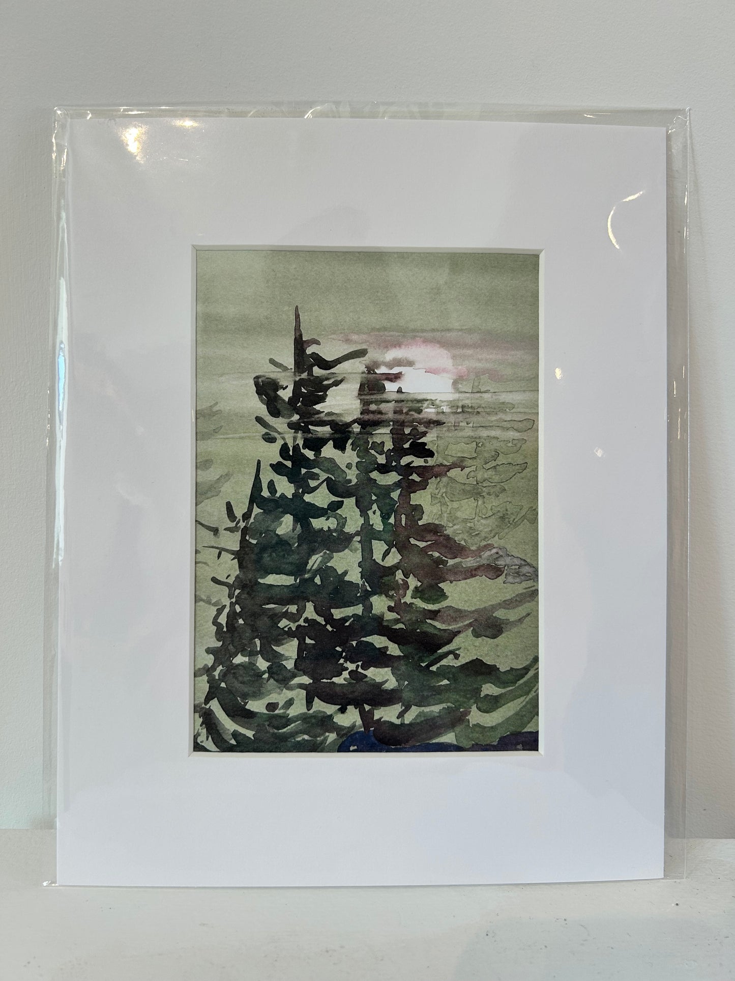 Moonlight at Georgian Bay (Print) by Martha Davis