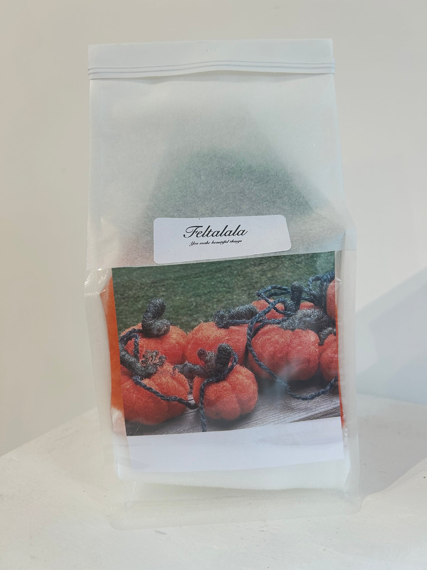 Pumpkin Felt Kit by Feltalala