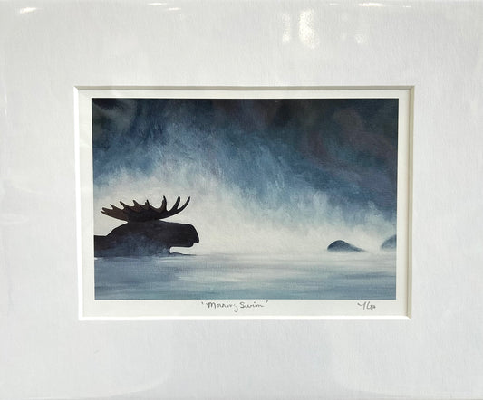 Morning Swim (Print)