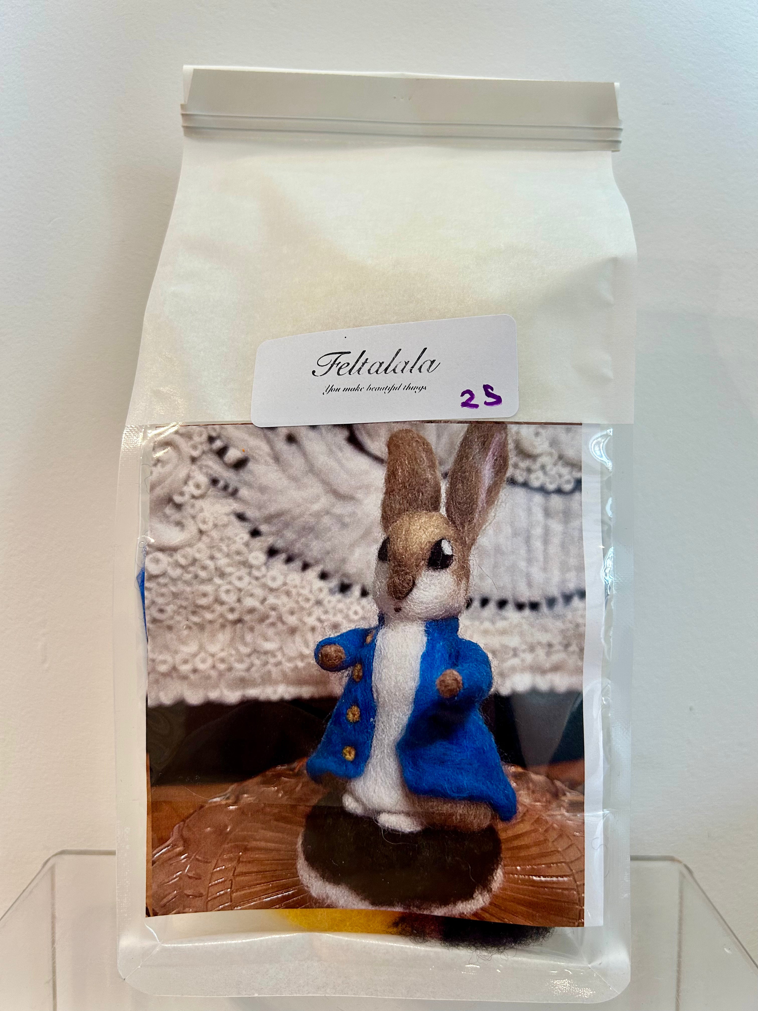 Peter Rabbit Felt Pattern Peter Rabbit Felt Kit by Pamela Steel – Muskoka Arts & Crafts