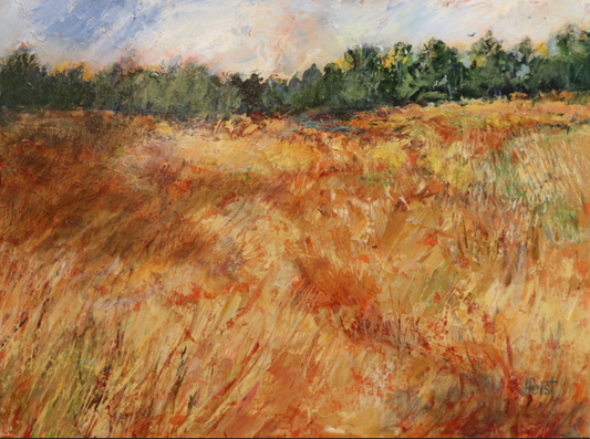 Wind in the Field #3 by Janice Feist
